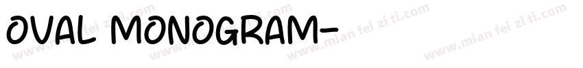 Oval Monogram字体转换